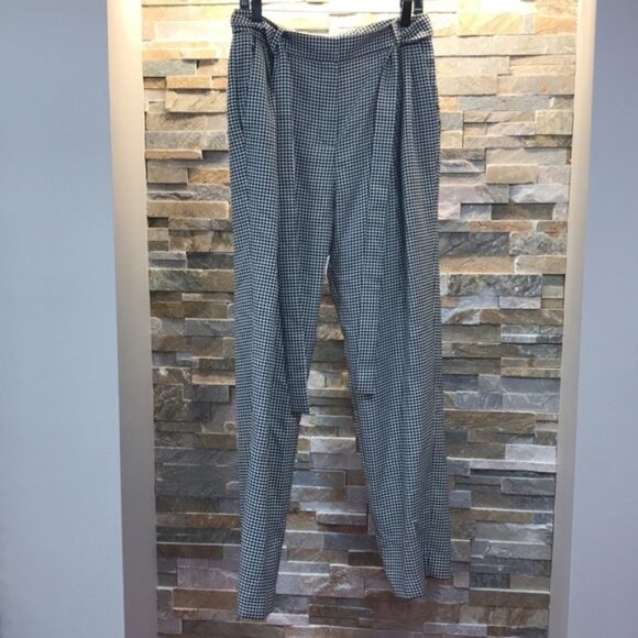 PRABAL GURUNG SIMONE Belted Houndstooth Pants - Picture 6 of 12